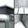 Giantz 2.38x1.31M Metal Garden Shed w/ Sliding Doors, Galvanised Steel, Weatherproof, Lockable, Easy Assembly, Grey