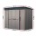 Giantz 2.31x1.31M Metal Garden Shed - Galvanised Steel, Double Doors, Weatherproof, Easy Assembly, Brown Outdoor Storage