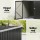 Giantz Metal Garden Shed 2.06x1.96M Outdoor Storage, Galvanised Steel, Lockable Double Doors, Weatherproof Black