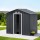Giantz Garden Shed Outdoor Storage 2.15x1.3M, Galvanised Steel, Sliding Doors, Vents, Lock, Weatherproof, Grey