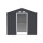 Giantz Garden Shed Outdoor Storage 2.15x1.3M, Galvanised Steel, Sliding Doors, Vents, Lock, Weatherproof, Grey