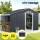 Giantz Garden Shed 3.22x1.96M Outdoor Storage, Galvanised Steel, Double Sliding Doors, Lock, Vents, Grey