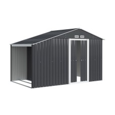 Giantz Garden Shed 3.22x1.96M Outdoor Storage, Galvanised Steel, Double Sliding Doors, Lock, Vents, Grey Giantz Garden Shed 3.22x1.96M Outdoor Storage, Galvanised Steel, Double Sliding Doors, Lock, Vents, Grey