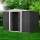 Giantz Metal Garden Shed 2.58x2.07M - Galvanised Steel, Double Door, Sloped Roof, Outdoor Storage, Corrosion-Resistant