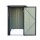 Giantz 0.99x1.04M Metal Garden Shed - Durable Galvanised Steel, Weatherproof, Lockable, Easy Assembly, Anthracite Finish