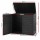 Gardeon 1170L Lockable Outdoor Storage Box Weatherproof PP Cabinet Triple Door Black 140x82x121cm 1170L