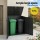 Gardeon 775L Outdoor Storage Box Lockable Weatherproof Garden Chest with Triple Door Security Black Durable