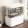Artiss 5-Tier Clear Plastic Storage Box Detachable Layers with Handle Sealing Buckle Stackable 30x16.5x31cm