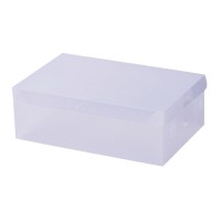 Artiss 20 Pack Clear Shoe Box Storage, Foldable Stackable PP Plastic, 28x18x10cm, Portable & Ventilated