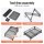 Artiss Set of 2 Under Bed Storage Containers Metal Frame Breathable Mesh Quilt Organiser Wheeled 60x40x16cm