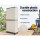 Gardeon 173cm Beige Outdoor Storage Cabinet – Lockable, Weather-Resistant, Adjustable Shelves, Premium Plastic