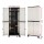 Gardeon Outdoor Storage Cabinet 173cm - Lockable, Weather-Resistant Rattan Beige Shed with Adjustable Shelves & Pegboard