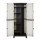 Gardeon Outdoor Storage Cabinet 173cm - Lockable, Weather-Resistant Rattan Beige Shed with Adjustable Shelves & Pegboard