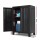 Gardeon 92cm Lockable Outdoor Storage Cabinet, Weather-Resistant Plastic, Adjustable Shelves, Black, for Garden & Garage