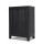 Gardeon 92cm Lockable Outdoor Storage Cabinet, Weather-Resistant Plastic, Adjustable Shelves, Black, for Garden & Garage