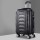 Wanderlite Luggage Trolley, ABS Hard Case, 20" Black, Lightweight 55cm Suitcase with TSA Lock & 360° Spinner Wheels