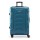 Wanderlite 28" Teal TSA Luggage: Lightweight, Durable ABS Shell, 360° Dual Wheels, Aluminium Pull Rod, 100L Capacity
