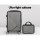 Wanderlite Luggage Set, ABS Hard Shell, 12" & 20" Trolley, Dark Grey, Lightweight, TSA Lock, 360° Wheels