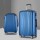 Wanderlite 2pc Luggage Trolley Set, ABS Hard Case, 20" & 28", Blue, Lightweight, TSA Lock, Dual Wheels, Travel Ready