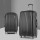 Wanderlite 2pcs Luggage Trolley Set, ABS Hard Case, 20" & 28", Black, Lightweight, TSA Lock, 360° Spinner Wheels