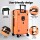 Wanderlite 28 inch Trunk Luggage 5 Wheel Spinner TSA Lock USB Type C 90L ABS Orange Suitcase Travel Gear