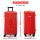 Wanderlite 28" Trunk Luggage 5 Wheel 360° Spinner TSA Lock Built in USB Type C Port Red 90L Comfort Packing