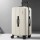Wanderlite 28-inch Trunk Luggage 5-Wheel Spinner TSA Lock Built-in USB Type-C 90L Smoky White ABS PC