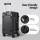 Wanderlite 20-inch Trunk Carry On Luggage 50L ABS Hard Shell Spinner TSA Lock Black Reinforced 360° Wheels 3/7 Split
