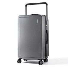 Wanderlite 28" Wide Handle PC Luggage 28 inch Anthracite Grey with TSA Lock and 360° Wheels 28" Suitcase