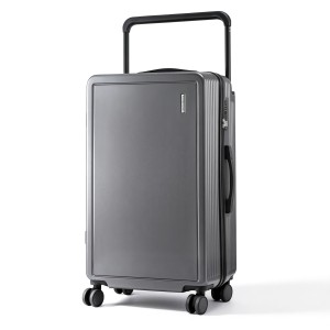 Wanderlite 28" Wide Handle PC Luggage 28 inch Anthracite Grey with TSA Lock and 360° Wheels 28" Suitcase