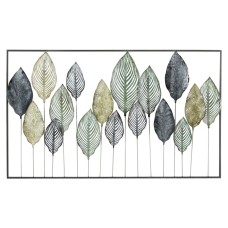 Artiss Metal Leaf Tree of Life Wall Art - 99.5cm x 59.5cm, Multi-Coloured, Durable Home Decor with Easy Maintenance