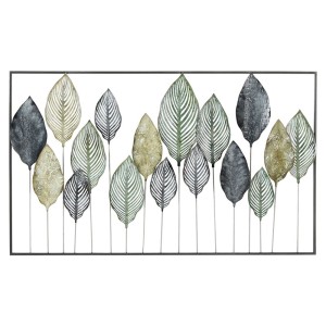 Artiss Metal Leaf Tree of Life Wall Art - 99.5cm x 59.5cm, Multi-Coloured, Durable Home Decor with Easy Maintenance
