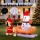 Jingle Jollys 4.2M Christmas Inflatable Snowman Dog, LED-Lit, Weather-Resistant Polyester, Fast Inflation, Outdoor Decor
