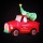 Jingle Jollys 1.6M LED Santa Truck Inflatable – Water & UV-Resistant, Easy Inflate/Deflate, Indoor/Outdoor Decor