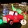 Jingle Jollys 1.6M LED Santa Truck Inflatable – Water & UV-Resistant, Easy Inflate/Deflate, Indoor/Outdoor Decor