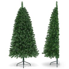 Jingle Jollys 1.8M LED Corner Christmas Tree - Multi-Colour, 8 Modes, 466 PVC Tips, Quick Setup, Sturdy Base