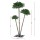 Jingle Jollys 3-in-1 LED Christmas Palm Tree Set with Warm Lights, PVC Tips, and Metal Stand in 1.2/1.5/1.