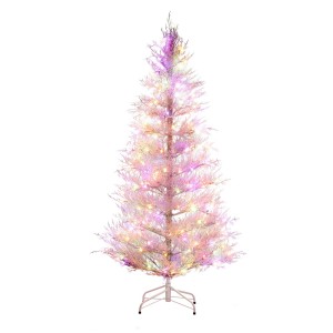 Jingle Jollys 1.8M LED Christmas Tree with 200 Multi-Colour Lights, 8 Modes, Realistic PE Foliage, and Sturdy Iron Base