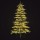 Jingle Jollys 2.1M LED Christmas Tree - 860 Tips, 400 Warm White LEDs, PE+PVC, Tool-Free Assembly, Australian Certified