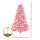 Jingle Jollys 6FT Pink Christmas Tree with Snow Flocked Leaves, 810 PVC & PE Tips, Sturdy Metal Stand, Easy Setup