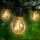 50m LED Festoon String Lights - Outdoor & Indoor, IP44 Waterproof, Low Voltage, 2200K Warm Glow, Connectable