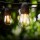 86m Festoon String Lights, 90 Warm White S14 Bulbs, Outdoor Indoor Christmas Fairy Lights, Party Garden Decor