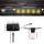 Unbranded 17m Solar LED Festoon Lights - Outdoor Waterproof IP44, 4 Modes, USB Recharge, Warm White for Parties & Decor