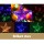 Jingle Jollys 5ft Optic Fibre LED Christmas Tree with Multi-Colour Lights, PVC Tips, and Star Topper - Easy Assembly