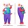 Inflatable Clown Costume for Adults 2m – Durable Water-Resistant Polyester Fancy Dress with USB Fan, Unisex Cosplay Suit