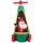 Jingle Jollys 2.55M LED Santa in Helicopter Christmas Inflatable, 190T Polyester, Outdoor Holiday Decoration
