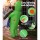 Inflatable Green Alien Costume for Adults - 1.95m Polyester Suit with Fan System, Battery/USB Powered