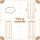 Gold Hexagon Wedding Backdrop Stand Set 3-Piece Metal Pedestals for Weddings Parties Photoshoots Events