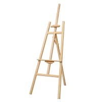 Artiss Floor Easel, Pine Wood, 175cm, White Oak - Classic A-Frame, Adjustable, Lightweight, Portable Art Stand