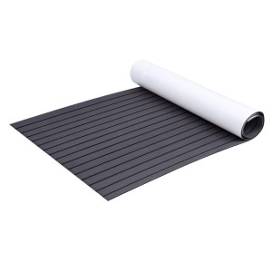 Seamanship EVA Foam Boat Flooring Mat, Dark Grey, 240x90x0.6cm, Weather-Resistant, Anti-Slip, Easy DIY Installation